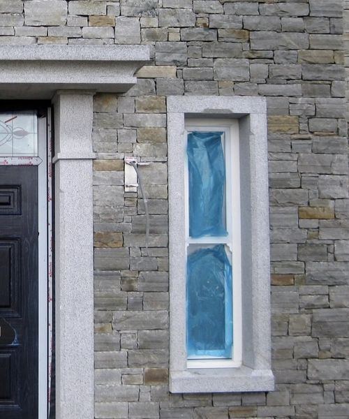 Granite door and window surrounds detail