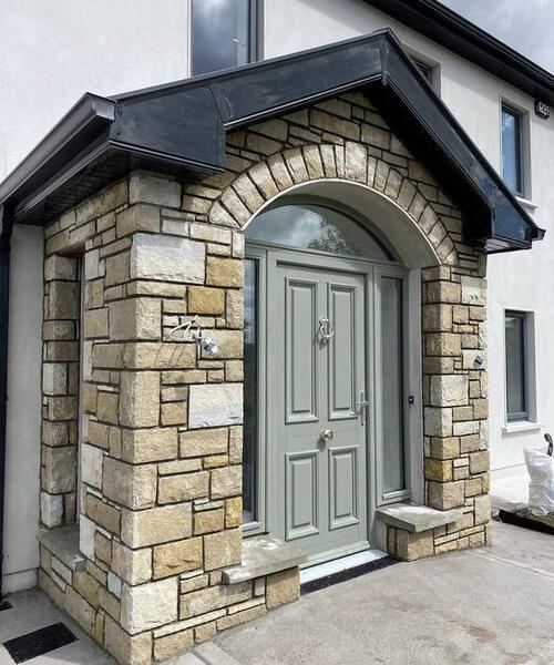 Stone porch with arched opening, Co. Cork