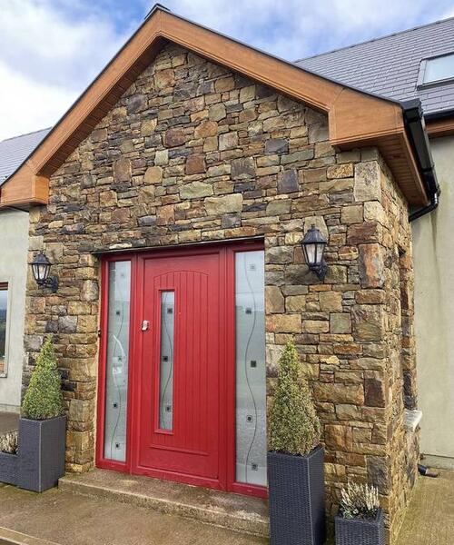 Sandstone entrance porch, Co. Cork